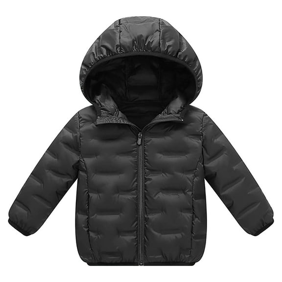 Boys Winter Coats,Boys Puffer Jacket with Pocket Zip up Hooded Coat Windproof Warm Boys Winter Jacket Boys Coats Size 15-16 Years