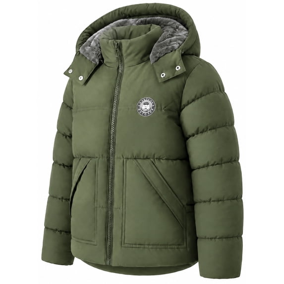 Boys Winter Coats with Hood Insulated Kids Puffer Jacket for Snow
