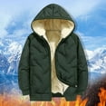 thumbnail image 1 of Boys Winter Lined Hooded Jacket Zip up Thickened Warm Coat for Children Youth Cold Weather Winter Jacket for Boys Outdoor, 1 of 6