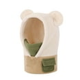 thumbnail image 1 of Boys Winter Hat Winter Unisex Kids Balaclava Color Block Design Lined Warm Hat Scarf and Face Cover Windproof Cold Weather Outdoor Activity Gear Toddler Hats Beige 5 Years-16 Years, 1 of 2