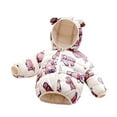 thumbnail image 1 of Boys Winter Jacket Toddler Kids Baby Girls Warm Outerwear Cartoon Letter Bear Boy Thick Jackets, 1 of 6