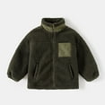 thumbnail image 1 of Boys Winter Long Sleeve Zippered Coat Jacket Warm Toddler Outwear for Kids, 1 of 3