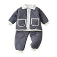 thumbnail image 1 of Boys Winter Outerwear Set Two Piece Jacket and Sweater Outfit for Toddler Cozy Comfort, 1 of 3