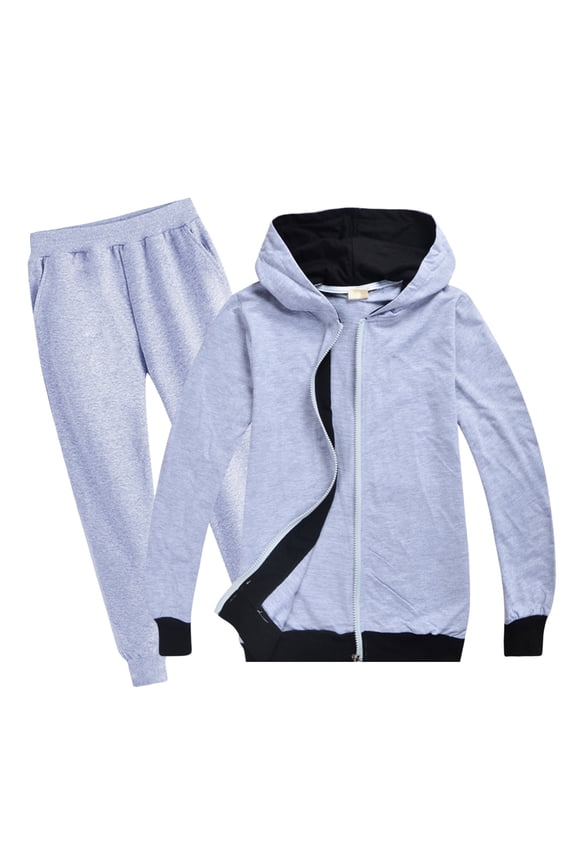 Boys Winter Outfits Size 7 Zip Up Stripe Hoodies for Boys 12-14 Tracksuit Jogger Pants Set Pullover Sweaters Outfits for Boys 10-12