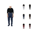 thumbnail image 1 of Boys Winter Thermal Pants With Footies And Pockets For Indoor Outdoor Play Comfortable Casual Jogger Sweatpants For Toddler Kids, 1 of 9