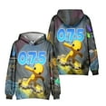 thumbnail image 1 of Boys Wobbly Life 3D Figure Sweatshirt Wobbly Life Hoodies,Fashionable Casual Youth Hooded Sweatshirts, 1 of 2