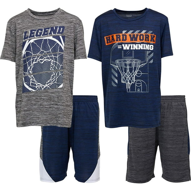 Boys Youth Big Kids Athletic Active Performance Sports 4