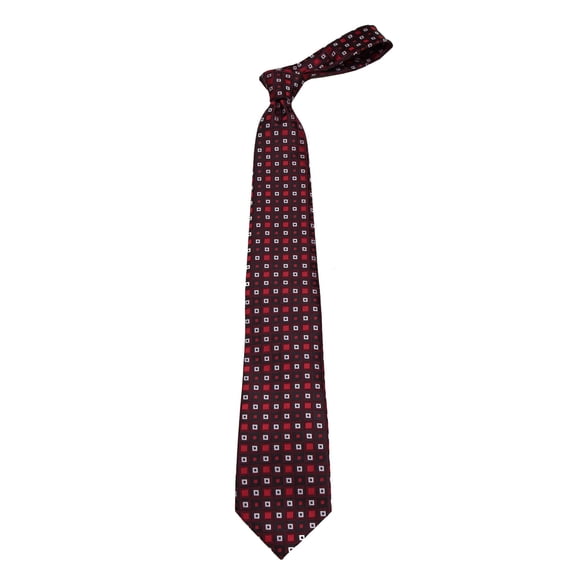 Boys Youth Burgundy Pattern Designer Necktie Ties