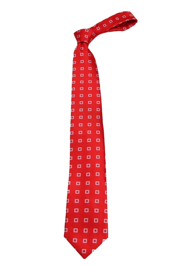 Boys Youth Red Pattern Designer Necktie Ties
