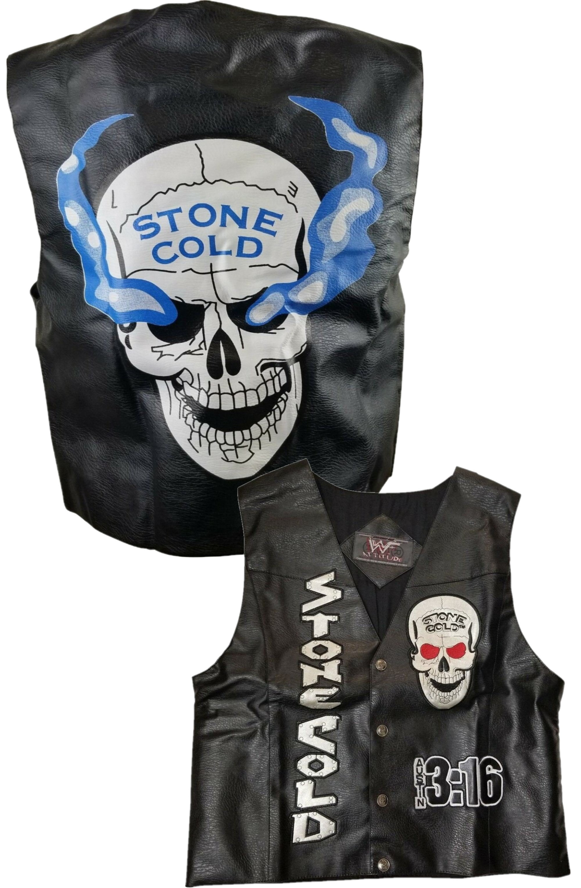 WWE Wrestling Gear Boys Youth Stone Cold Steve Austin 3:16 Skull