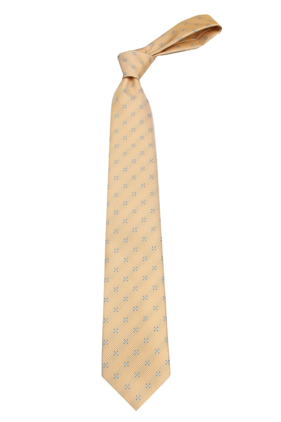 Boys Youth Yellow Pattern Designer Necktie Ties