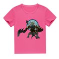 thumbnail image 1 of Boys Zelda Print Cotton Short Sleeve T-shirt Children's Casual Top for Summer T-shirt, 1 of 2