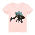 thumbnail image 1 of Boys Zelda Print Cotton Short Sleeve T-shirt Children's Casual Top for Summer T-shirt, 1 of 2