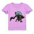 thumbnail image 1 of Boys Zelda Print Cotton Short Sleeve T-shirt Children's Casual Top for Summer T-shirt, 1 of 2