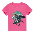 thumbnail image 1 of Boys Zelda Print Cotton Short Sleeve T-shirt Kids Casual Sport Short Sleeve Top, 1 of 2