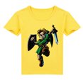 thumbnail image 1 of Boys Zelda Print Cotton Short Sleeve T-shirt Kids Casual Sport Top for Summer T-shirt, 1 of 2