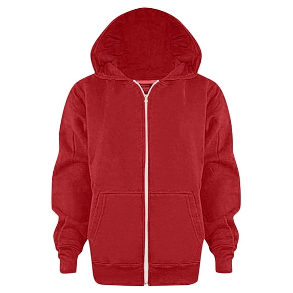 Boys Zip up Hoodies Coats Thick Multi Zipper Pockets Cotton Hoodie Sweatshirts Youth Kids Outdoor Warm Jackets Cute Hoodies for Girls 10-12