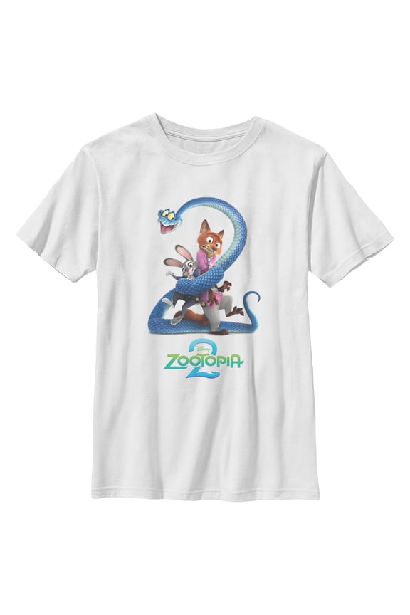 Boys Zootopia 2 Classic Trio Poses T Shirt