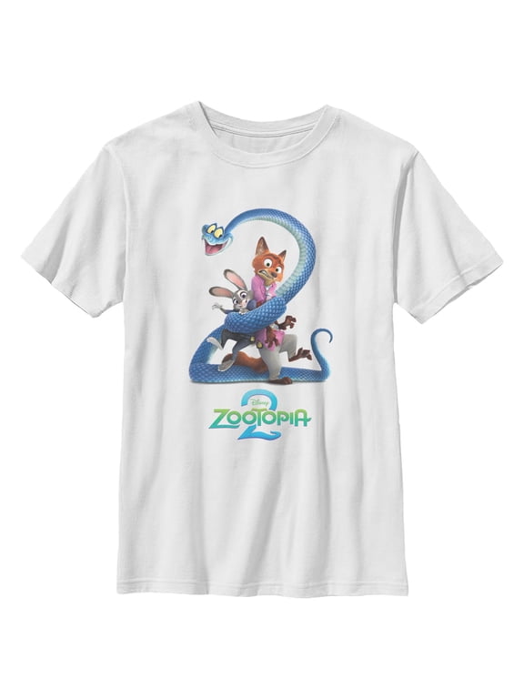 Boys Zootopia 2 Classic Trio Poses T Shirt