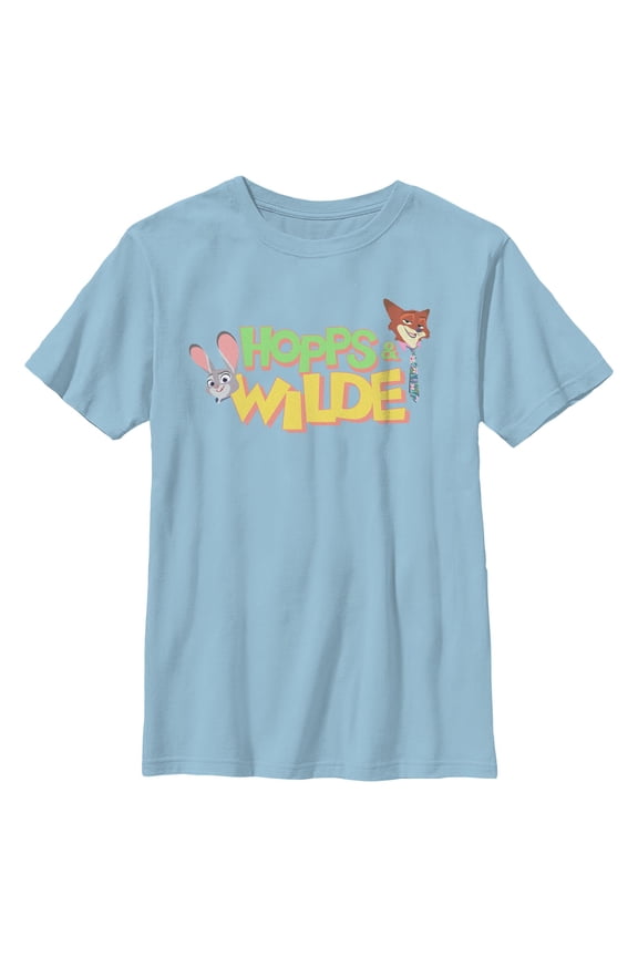 Boys Zootopia 2 Judy Hopps and Nick Wilde Team T Shirt