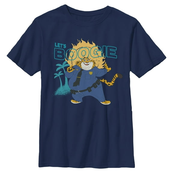 Boys Zootopia 2 Officer Clawhauser Let's Boogie T Shirt