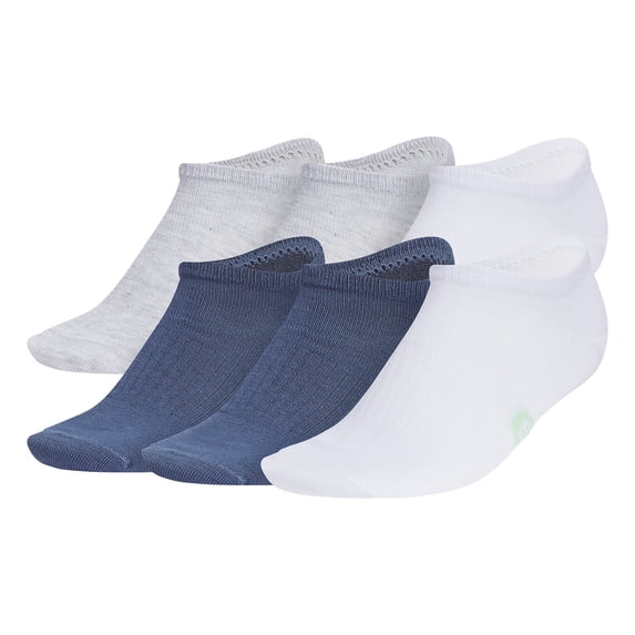 Boys adidas 6-Pack Superlite Classic No-Show Socks Color: Multi Size: 8-9.5