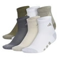 thumbnail image 1 of Boys adidas 6-Pk. Quarter Socks Color: Pebble Gray Size: 9-11, 1 of 4