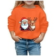 thumbnail image 1 of Boys and Girl Christmas Snowflake Hoodie Winter Warm Xmas Print Pullover Sweatshirts, 1 of 4