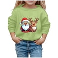 thumbnail image 1 of Boys and Girl Christmas Snowflake Hoodie Winter Warm Xmas Print Pullover Sweatshirts, 1 of 4