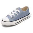 thumbnail image 1 of Boys and Girl Low Top Canvas Kids Lace up Sneakers, 1 of 8
