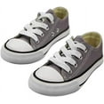 thumbnail image 1 of Boys and Girl Low Top Canvas Kids Lace up Sneakers, 1 of 10