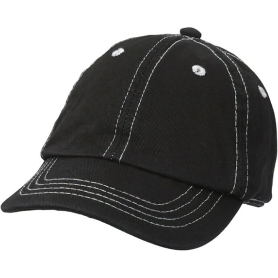 Boys and Girls 100% Cotton Twill UPF 50+ Baseball Hat (Dyed Finished in USA*)