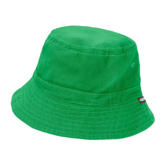 Boys and Girls 100% Cotton Twill UPF 50+ Wharf Hat with Matching Stitch (Dyed Finished in USA*)
