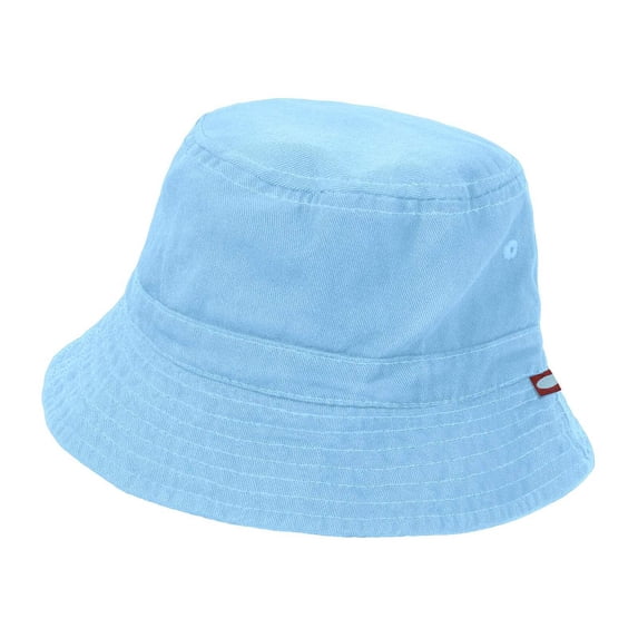 Boys and Girls 100% Cotton Twill UPF 50+ Wharf Hat with Matching Stitch (Dyed Finished in USA*)