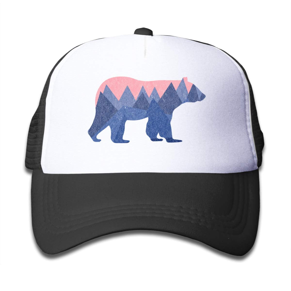 Boys and Girls 3-13 Year Old Bear Mountain Youth Toddler Mesh Hats Baseball Trucker Cap