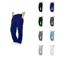 thumbnail image 1 of Boys and Girls Casual Athletic Joggers, Elastic Waist Straight Leg Open Bottom, Functional Pockets, Baggy Sweatpants, 1 of 7