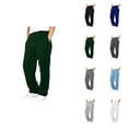 thumbnail image 1 of Boys and Girls Casual Athletic Joggers, Elastic Waist Straight Leg Open Bottom, Functional Pockets, Baggy Sweatpants, 1 of 7