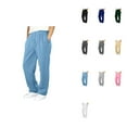 thumbnail image 1 of Boys' and Girls' Casual Athletic Joggers – Elastic Waist, Straight Leg, Open Bottom Sweatpants with Pockets, 1 of 7