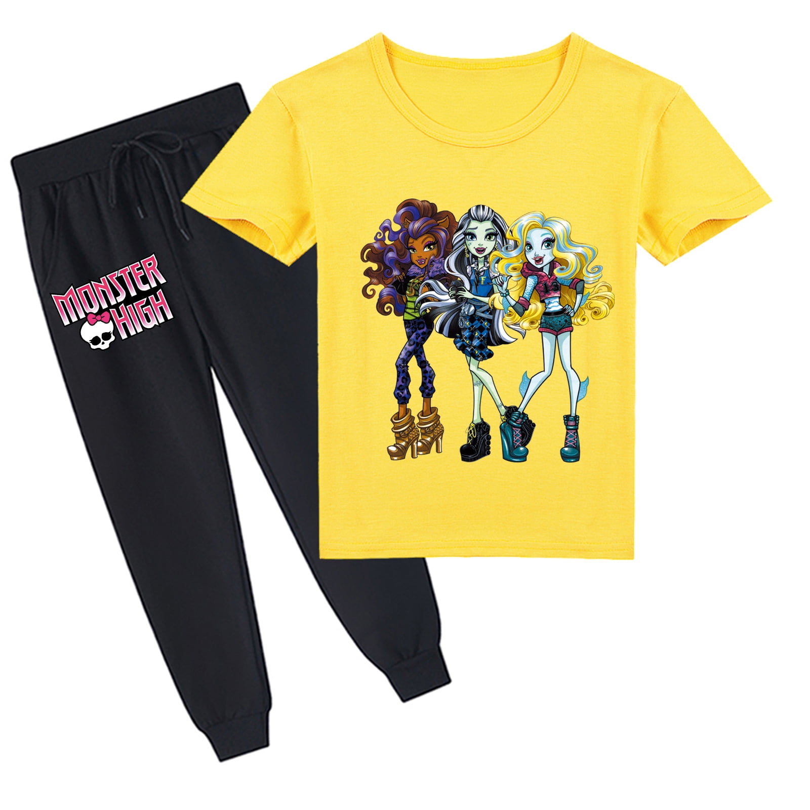 Boys and Girls' Casual Summer Look: Monster High Cotton Short Sleeve T ...
