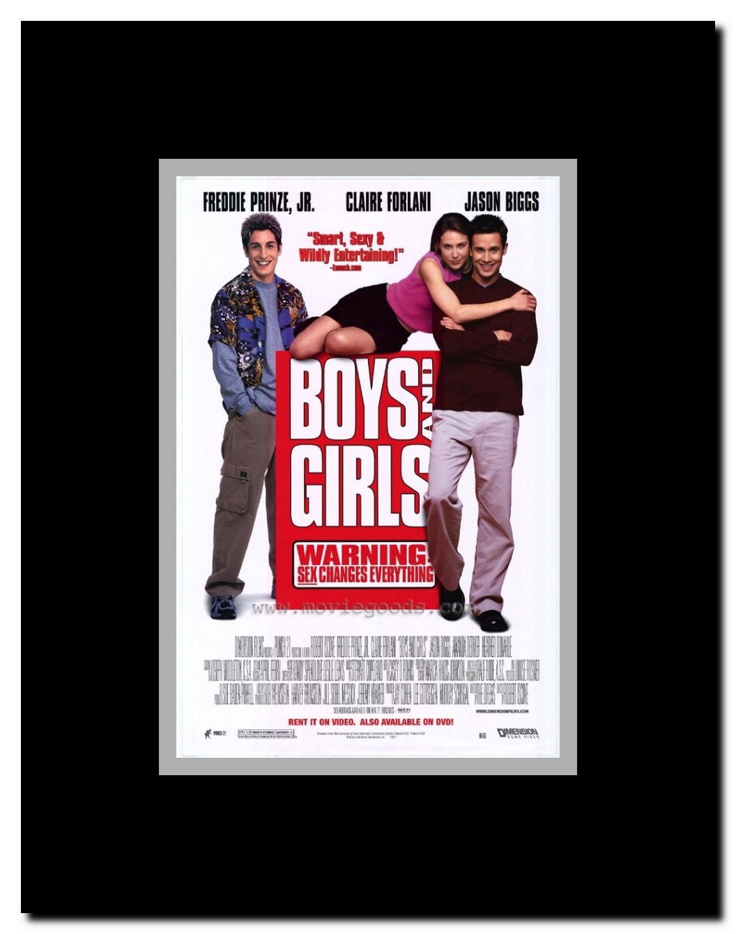 Boys and Girls Framed Movie Poster