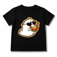 thumbnail image 1 of Boys and Girls Funny Halloween Ghost Eating Watermelon Graphic T-Shirt for Kids, 1 of 5