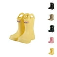thumbnail image 1 of Boys and Girls Rain Boots Mid Calf Kids Booties Lightweight Soft Sole Comfortable Footwear For Toddler And Little Girls Seasonal Outdoor Play, 1 of 4