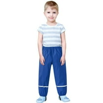 Boys and Girls Rain Pants Toddler Waterproof Boys Girls Pants Proof Trousers Rain Suit Kids Size 10-12