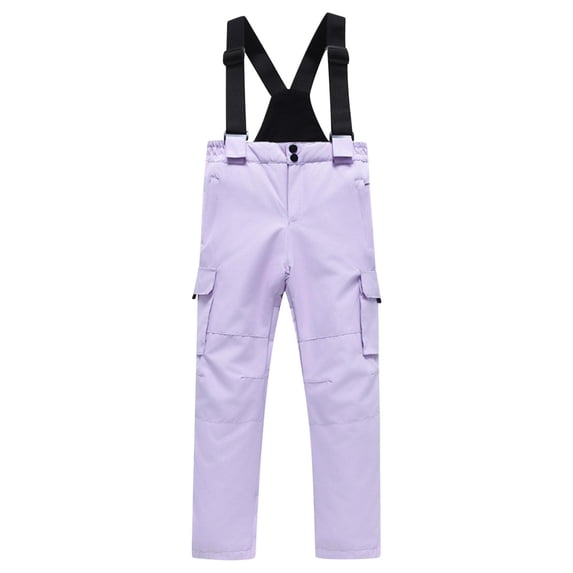 Boys and Girls Snow Bib - Insulated Waterproof Snow Pants Ski Snowboard Overalls Unisex for Girls and Boys
