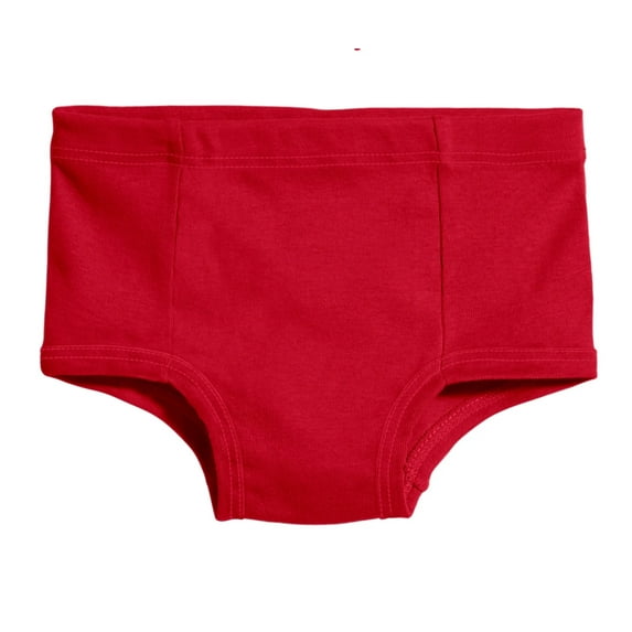 Boys and Girls Soft Cotton Simple Brief | Red