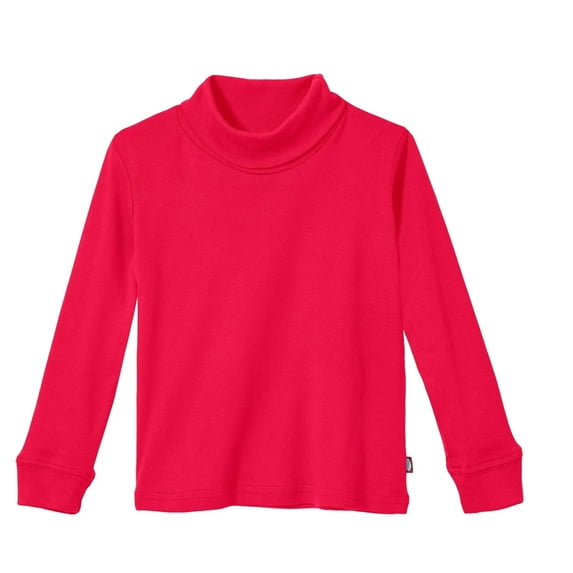 Boys and Girls Soft Cotton Turtleneck | Candy Apple