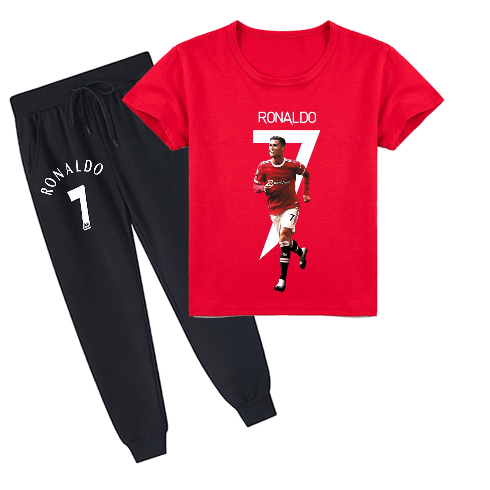 Ronaldo Boys White With Blue Dot Pattern Shirt