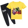 thumbnail image 1 of Boys and Girls The Legend of Zelda Cotton Short Sleeve T-shirt with Long Pants for Summer Set Outfits, 1 of 3