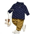thumbnail image 1 of Boys' clothing suit children's leisure spring and autumn 2-piece gentleman's suit 1-4 years old baby clothes, 1 of 5