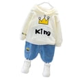thumbnail image 1 of Boys' clothing suits children's leisure 1-4-year-old baby clothing Spring and Autumn 2-piece leisure suit, 1 of 5